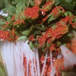 韓美食 オンギージョンギー - 唐辛子で真赤