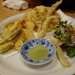 いか鮮下関 - イカの天ぷら