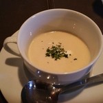 イタリア料理店 こすめあ - 冷製ポターシュスープ