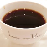 Lever son Verre - ランチコース 1800円 のコーヒー