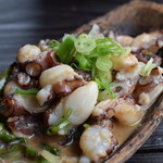 作島 茜 - タコにんにく焼き