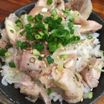 町田汁場 しおらーめん進化 - 鷄塩飯