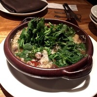 CASA UOKIN 神楽坂 - 釜揚げシラスのアヒージョ風、パクチーいっぱい！