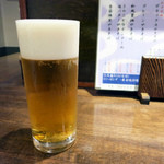 焼きそバー キノコヤ - サッポロ生ビール 480円