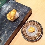 寿司 はせ川 - 雲丹食べ比べ♪