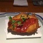 浪速割烹 㐂川 - コロッケ