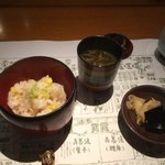 浪速割烹 㐂川 - とうもろこしご飯