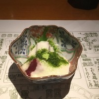 浪速割烹 㐂川 - 本マグロのとろろ