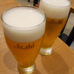 焼鳥 晋ちゃん - 生ビール