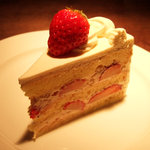 カフェ マメヒコ - いちごのショートケーキ(600円)