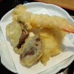 新海寿司 - 「お得なセットメニュー」の天ぷら