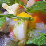 上野幌キッチン60 - ソイや野菜の美しい盛り付けです