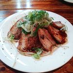 しあわせ中華そば食堂 にこり - 辛いチャーシュー皿（550円）