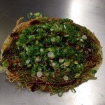 八昌 - そば玉・イカ天・ネギのせ