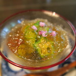 土家 - 27年7月　蕎麦豆腐　夏野菜