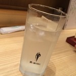 豊祝 - ゆず酒ソーダ割り400円