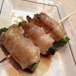 和鶏屋 - H.27.7.18.夜 オクラ豚巻き 162円
