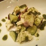 食彩酒房 会家 - タコときゅうりの和え物