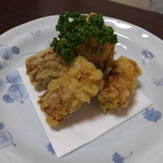 魚河し居魚亭 - 納豆ちくわ天ぷら