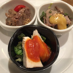 Kumano - ヒレフォアグラコースの本日の前菜