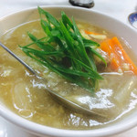 炭火焼肉海老洲 - テールラーメン