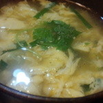 韓国市場 炙屋 - 卵スープ　３５０円