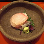 祇園 大渡 - 鯛の造り。