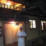 祇園 大渡 - 店の外観と店主"大渡真人"氏(掲載了承済)