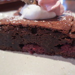 カフェ ヒメル - ベルギーチョコのラズベリーガトーショコラ