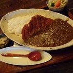 瀬戸の坊ったん - カツカレー発注♬ダイナミックな量と旨さに感動