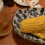 一利喜 - 冷やしトウモロコシハーフ