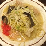 備長吉兆や - 博多屋台名物 とんこつ焼きラーメン 580円