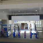 埜庵 - 駅改札をスイスイSuicaで抜けていきます。