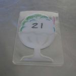 埜庵 - 注文札を受け取った後は