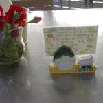 埜庵 - 空いている席へと移動してかき氷が出来上がるのを待ちます。