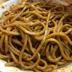 幻の中華そば加藤屋　伏見にぼ次朗 - （７月限定麺）汁なし担々麺（混ぜた後）