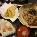 庄屋 - 天ざるそばセット　税込１０５８円
