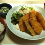 レストラン　らん - ある日のBセット（白身魚・野菜フライ）