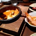 Shirokiya - 食べかけですみません。海鮮トマトチゲ鍋
