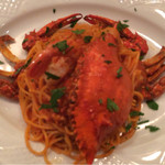 ラ クッチーナ ビバーチェ - 渡り蟹と赤エビのパスタ