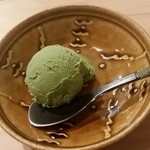 鮓 村瀬 - 抹茶のアイス