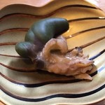 うなぎ亭 友栄 - 水貝の鮑の肝