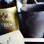 Arashiyama Yoshimura - 瓶ビールは恵比寿