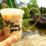 スターバックス・コーヒー - 暑すぎる…ι(´Д｀υ)ｱﾂｨｰ アイスダブルトールラテの汗も半端ないww