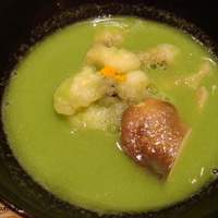 日本料理　かこみ - pea soup with sea eel