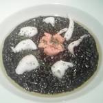 ラカーヴデランパール - イカ墨と雲丹のリゾット