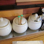 麺家かぐら - 薬味。