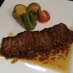 バルひげ - 牛赤身ステーキ９８０円