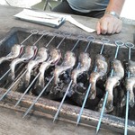 金太郎自然園 - 釣った魚を焼きます