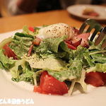fino - 2015年7月　新鮮野菜のシーザーサラダ温泉卵添え